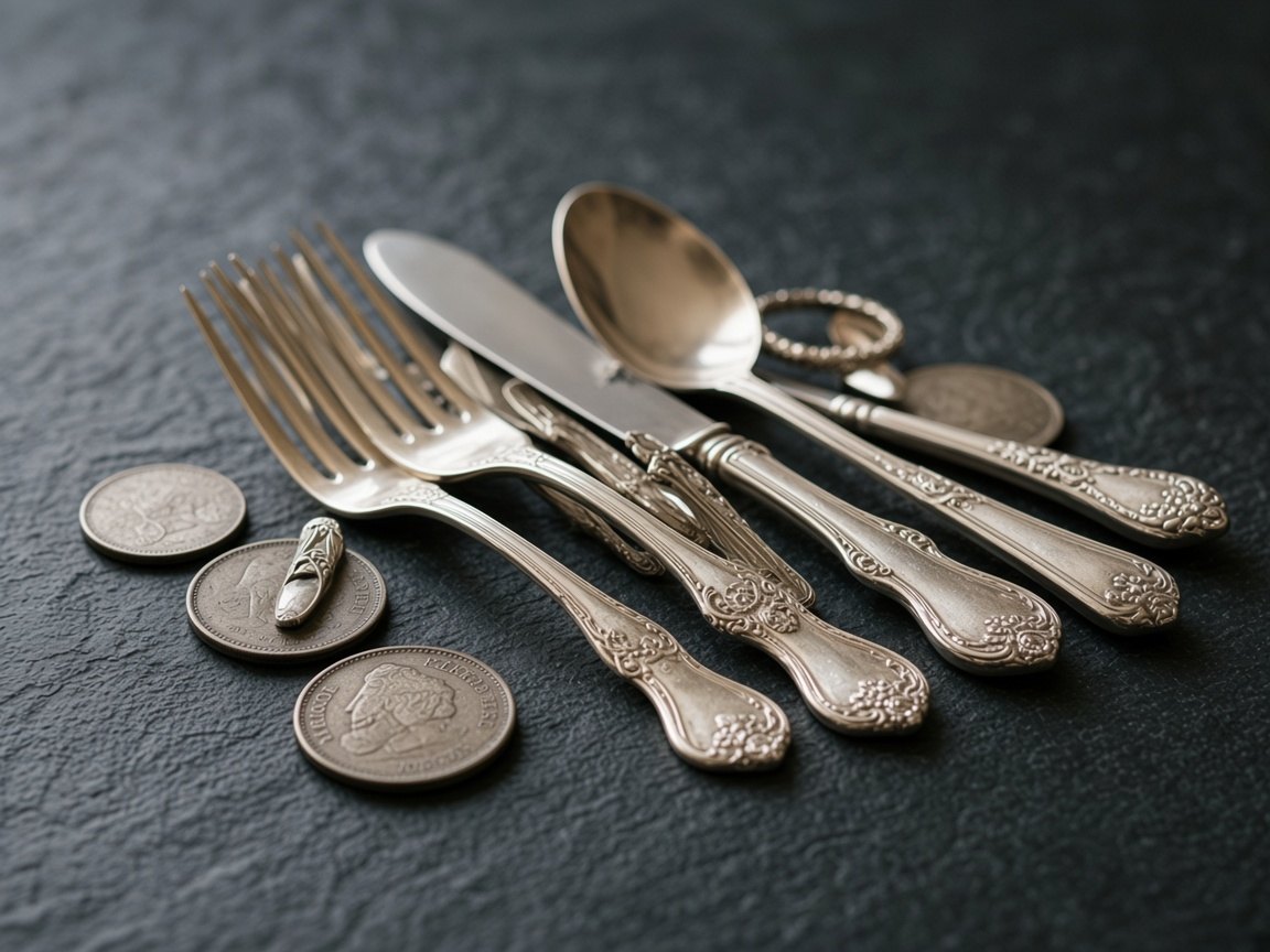 Sterling silver flatware at Hillcroft Gold Buyers